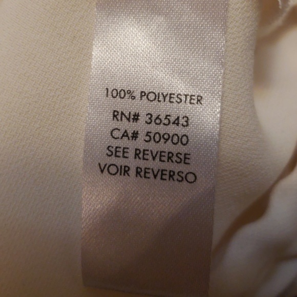 Calvin Klein cream "safari" blouse - Picture 8 of 8